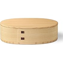 【未使用】大館曲げわっぱ  りょうび庵 ごはん弁当箱(小) りょうび庵｜こばん弁当箱（560ml）曲げわっぱ - 北欧と